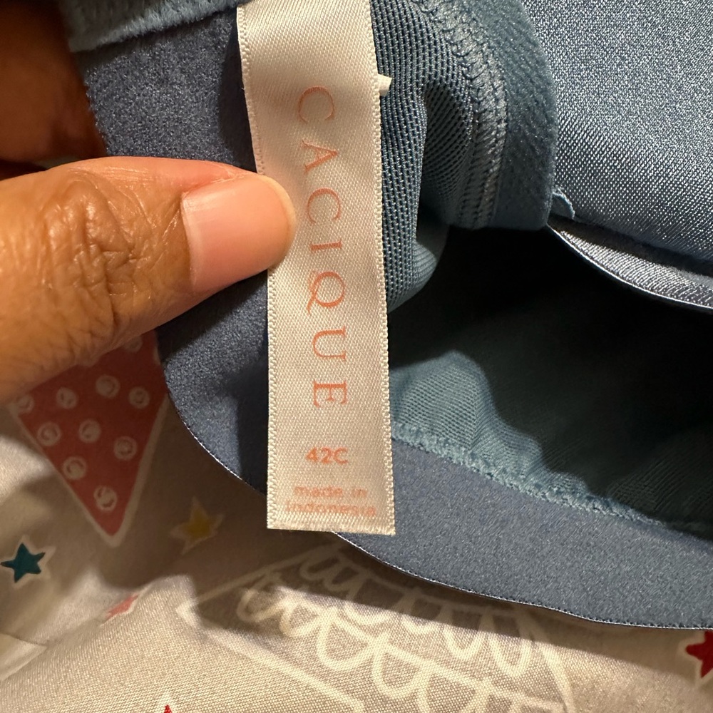 Cacique Lightly Lined Full Coverage Bra Size 42C - Picture 5 of 7